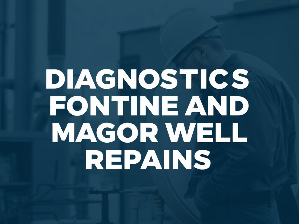 проведение диагностики текущего и капитального ремонта скважин. Быстрая самопроверка перед вызовом мастера